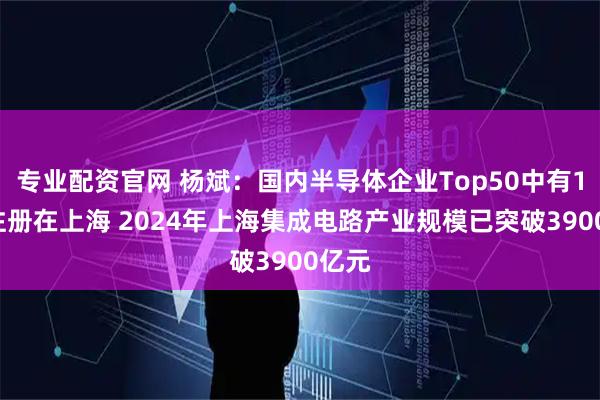 专业配资官网 杨斌：国内半导体企业Top50中有18家注册在上海 2024年上海集成电路产业规模已突破3900亿元