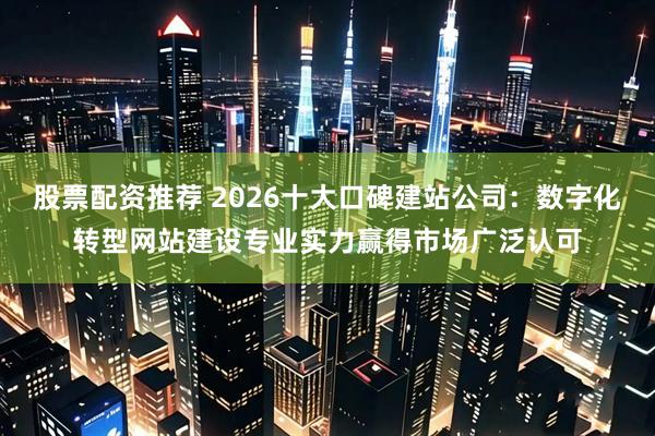 股票配资推荐 2026十大口碑建站公司：数字化转型网站建设专业实力赢得市场广泛认可